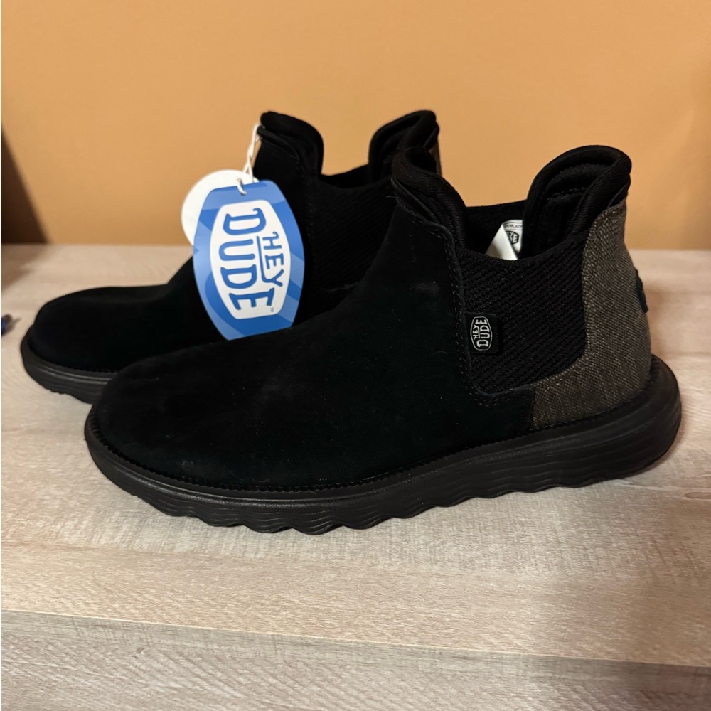 Hey Dude Black Ankle Boots